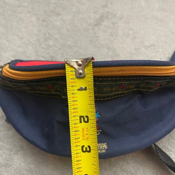 Vintage 1996 Atlanta Olympics Fanny Pack Multi Color Adjustable Waist - Picture 4 of 7